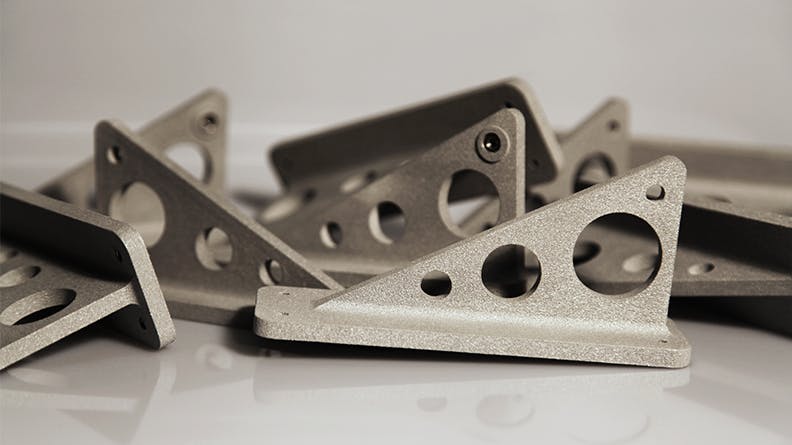 SLS Nylon 12 Aluminum-filled (AF) Brackets