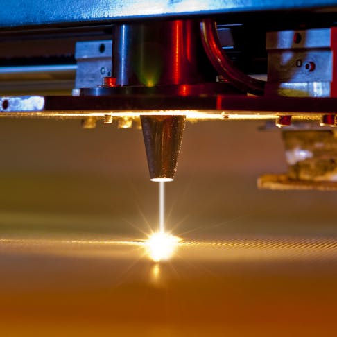 Laser cutter. Image Credit: Shutterstock.com/Christian Delbert