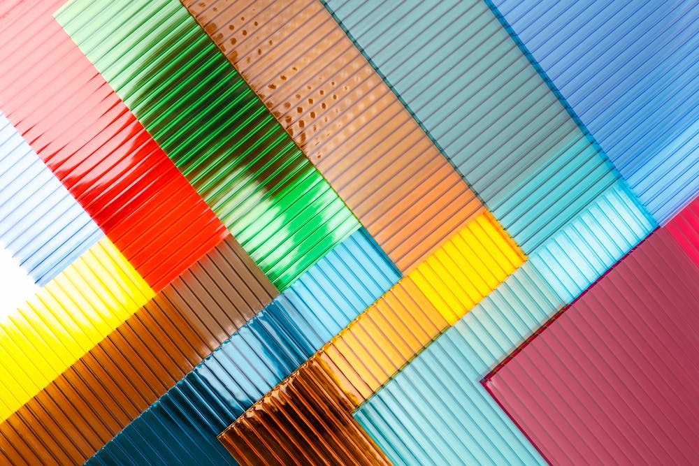 colorful polycarbonate sheets