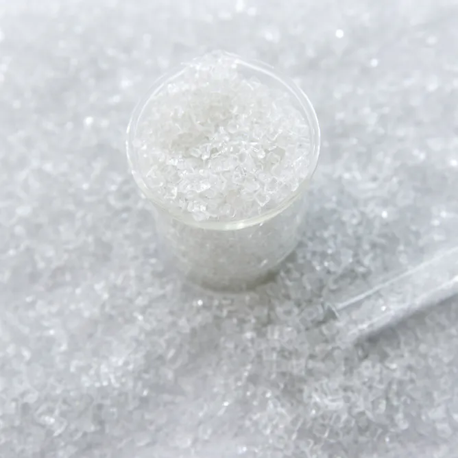 Polystyrene homopolymer chips. Image Credit: Shutterstock.com/RecycleMan