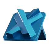 Image of a bead-blasted aluminum stand with a type ii blue anodized finish.