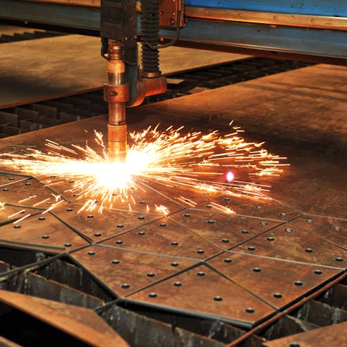 Plasma cutting machine. Image Credit: Shutterstock.com/4level