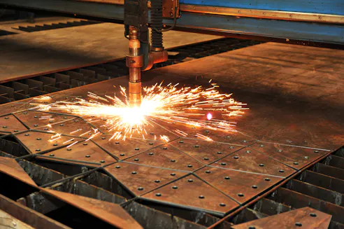 Plasma cutting machine. Image Credit: Shutterstock.com/4level
