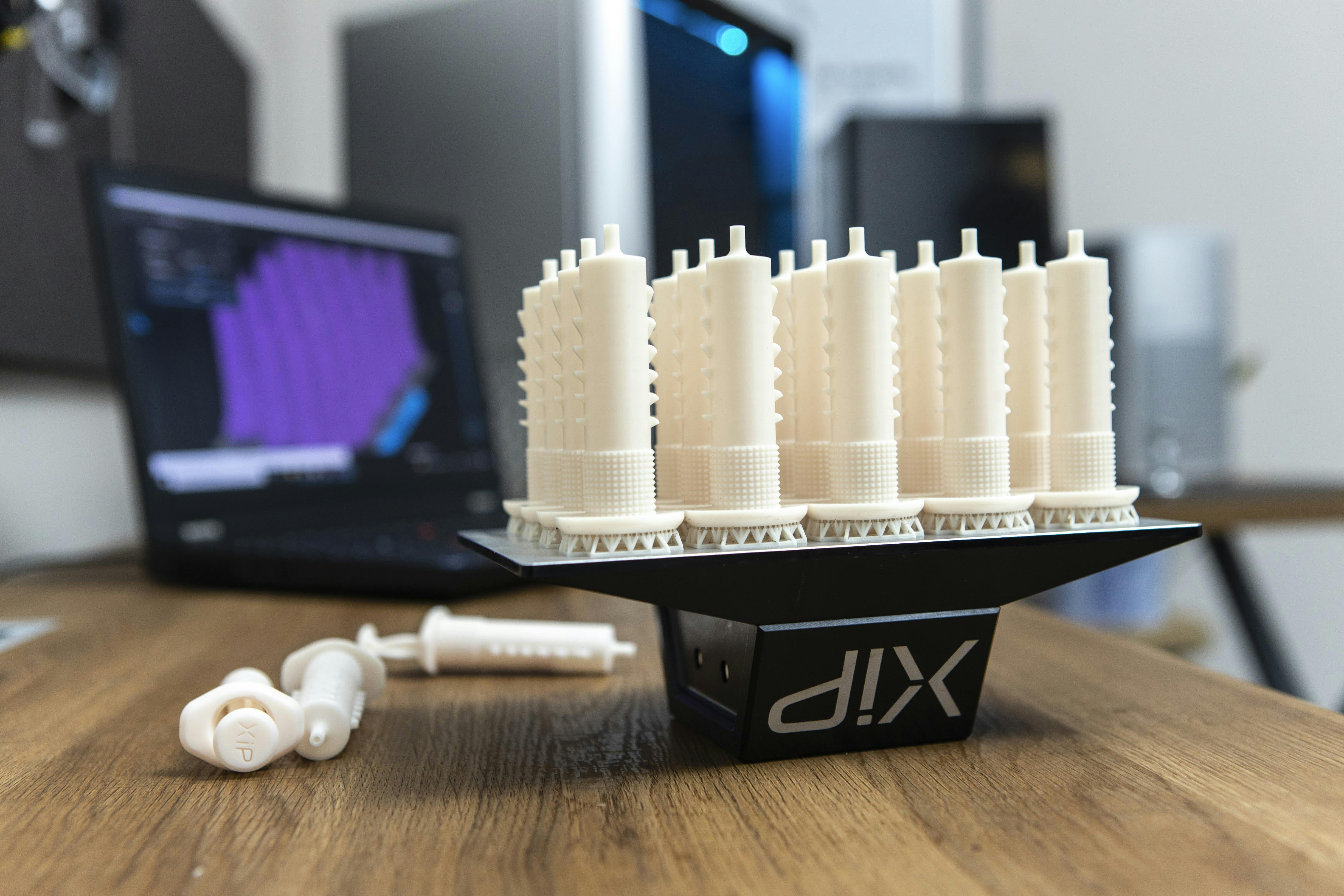 3D printed parts from the XiP