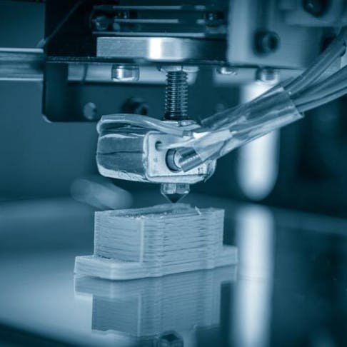 Plastic 3D printing. Image Credit: Shutterstock.com/Alex_Traksel