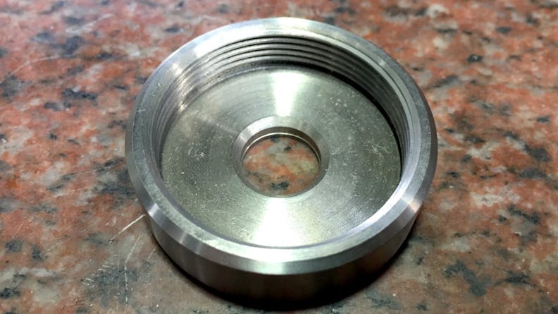 A CNC Lathe Part