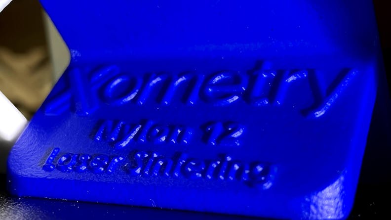 Xometry logo in nylon 12