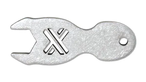 A media tumbled sheet cut part