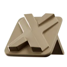 Metal part powder coated with FS595-33446 desert tan 686A paint in a matte sheen.