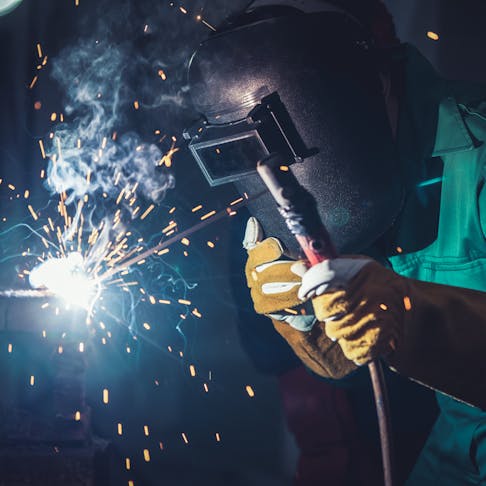 Arc welding. Image Credit: Shutterstock.com/Blue Planet Studio