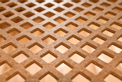 High density fiberboard material. Image Credit: Shutterstock.com/Sinelev