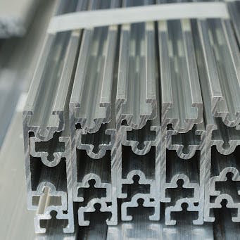 Metal slotted extrusions
