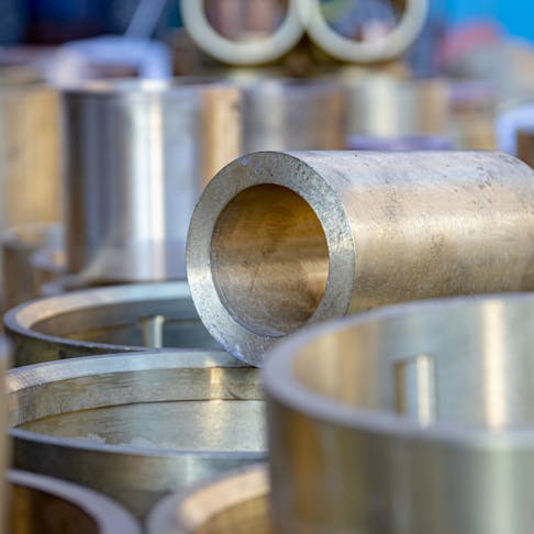 Nickel-aluminum bronze bushing. Image Credit: Shutterstock.com/Alexei A65