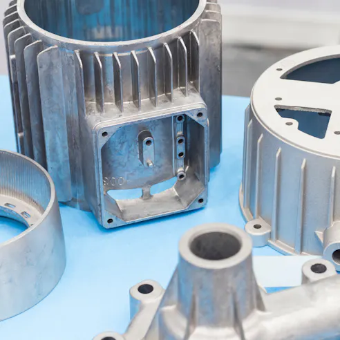 Die cast metal parts