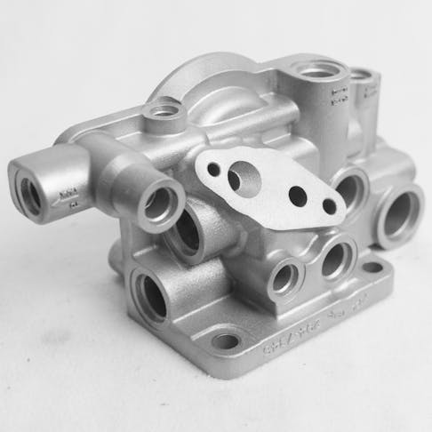 DMLS aluminum sample part