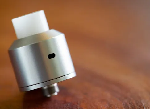 High end rebuildable dripping atomizer with Delrin® tip. Image Credit: fluke samed/Shutterstock.com