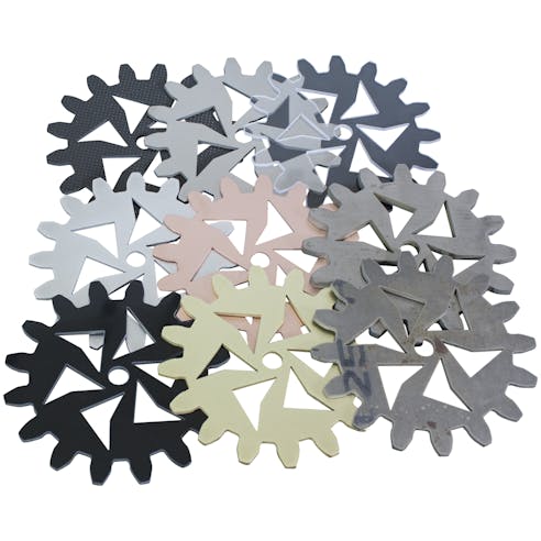 Waterjet cut materials