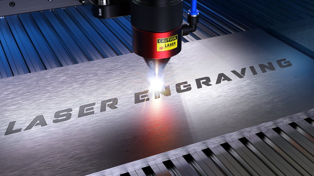 laser engrave metal
