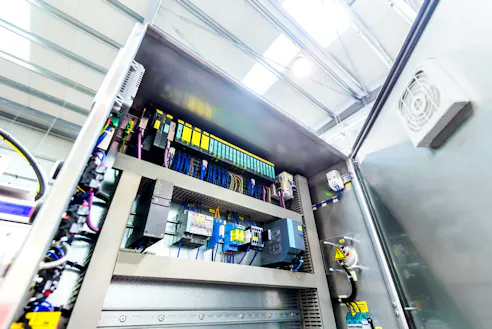 Electronic control panel enclosure. Image Credit: Shutterstock.com/ecstk22