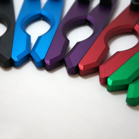 Anodized aluminum. Image Credit: Shutterstock.com/SHINPANU