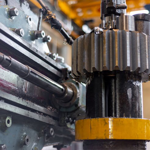 Gear cutting machine. Image Credit: Shutterstock.com/Dovzhykov Andriy