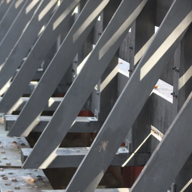 HSLA steel supports. Image Credit: Shutterstock.com/STepe