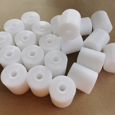 Teflon polytetrafluoroethylene plastic. Image Credit: Shutterstock.com/