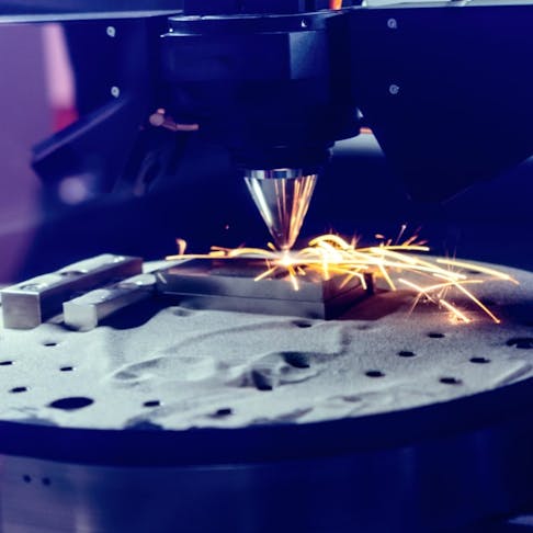 Metal 3D printing. Image Credit: Nordroden/Shutterstock