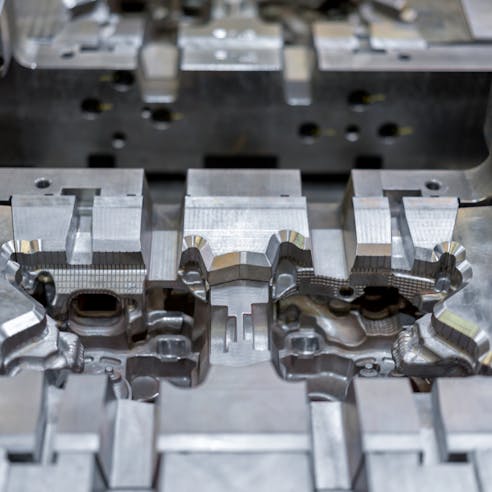 Die casting mold. Image credit: Shutterstock.com/oYOo