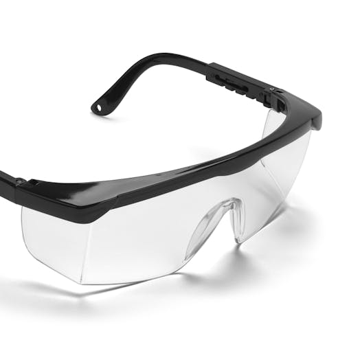 Polycarbonate safety glasses. Image Credit: Shutterstock.com/Photo Melon