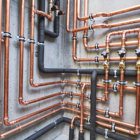 Copper heat pipes. Image Credit: Shutterstock.com/Dmitry Kalinovsky