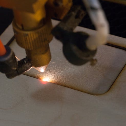 MDF laser cutting. Image Credit: Shutterstock.com/Nikolay Vinokurov