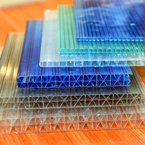 Polycarbonate sheets. Image Credit: Shutterstock.com/4level