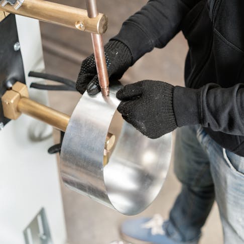 Spot welding. Image Credit: Shutterstock.com/Fusionstudio