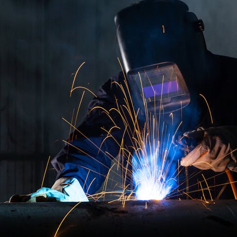 Arc welder. Image Credit: Shutterstock.com/Tong_stocker