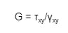 shear modulus formula