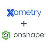 Logos for Xometry and Onshape