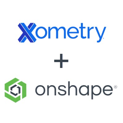 Logos for Xometry and Onshape