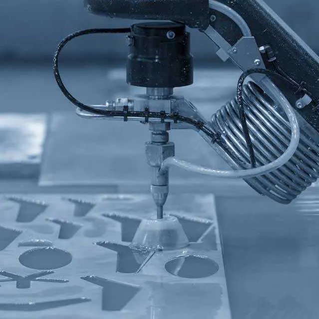 water jet cutting. Image Credit: Shutterstock.com/Pixel B