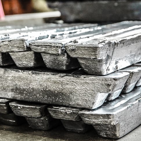 Lead ingot. Image Credit: Shutterstock.com/KimTieng Tow