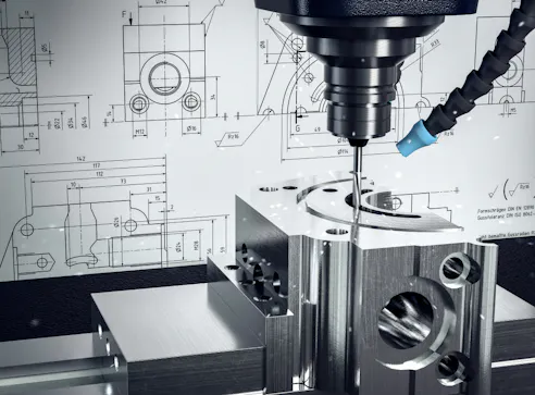 CNC milling. Image Credit: Shutterstock.com/microstock3D