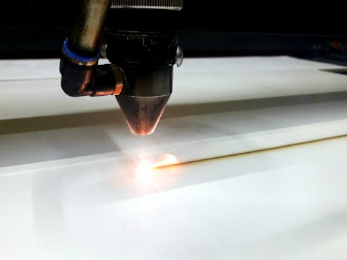 Laser cut MDF. Image Credit: Shutterstock.com/Edinaldo Maciel