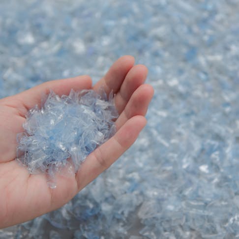 PET bottle flake. Image Credit: Shutterstock.com/RecycleMan