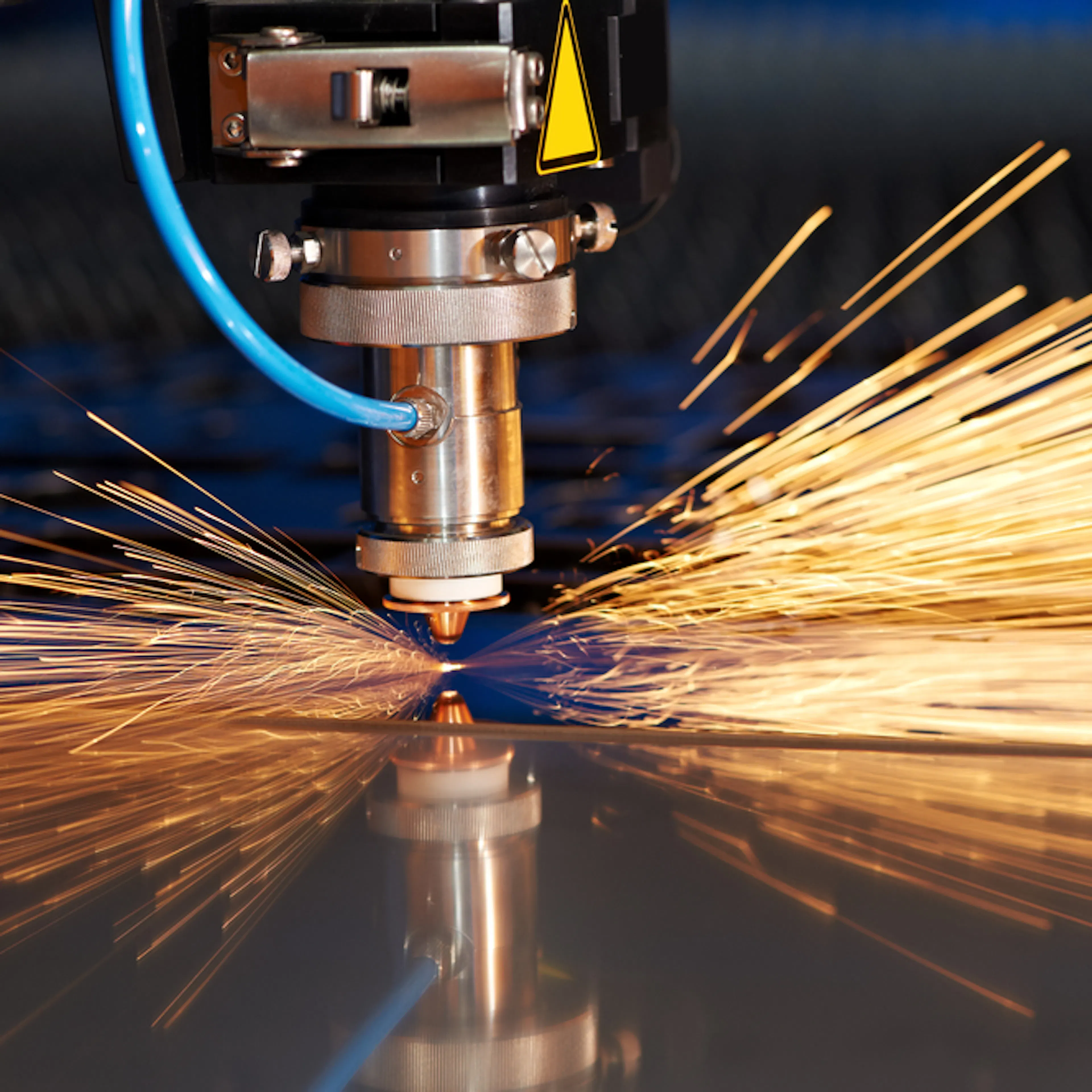 Industrial laser cutter. Image Credit: Shutterstock.com/Dmitry Kalinovsky