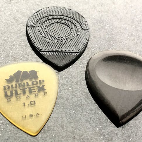 3D printed guitar pick