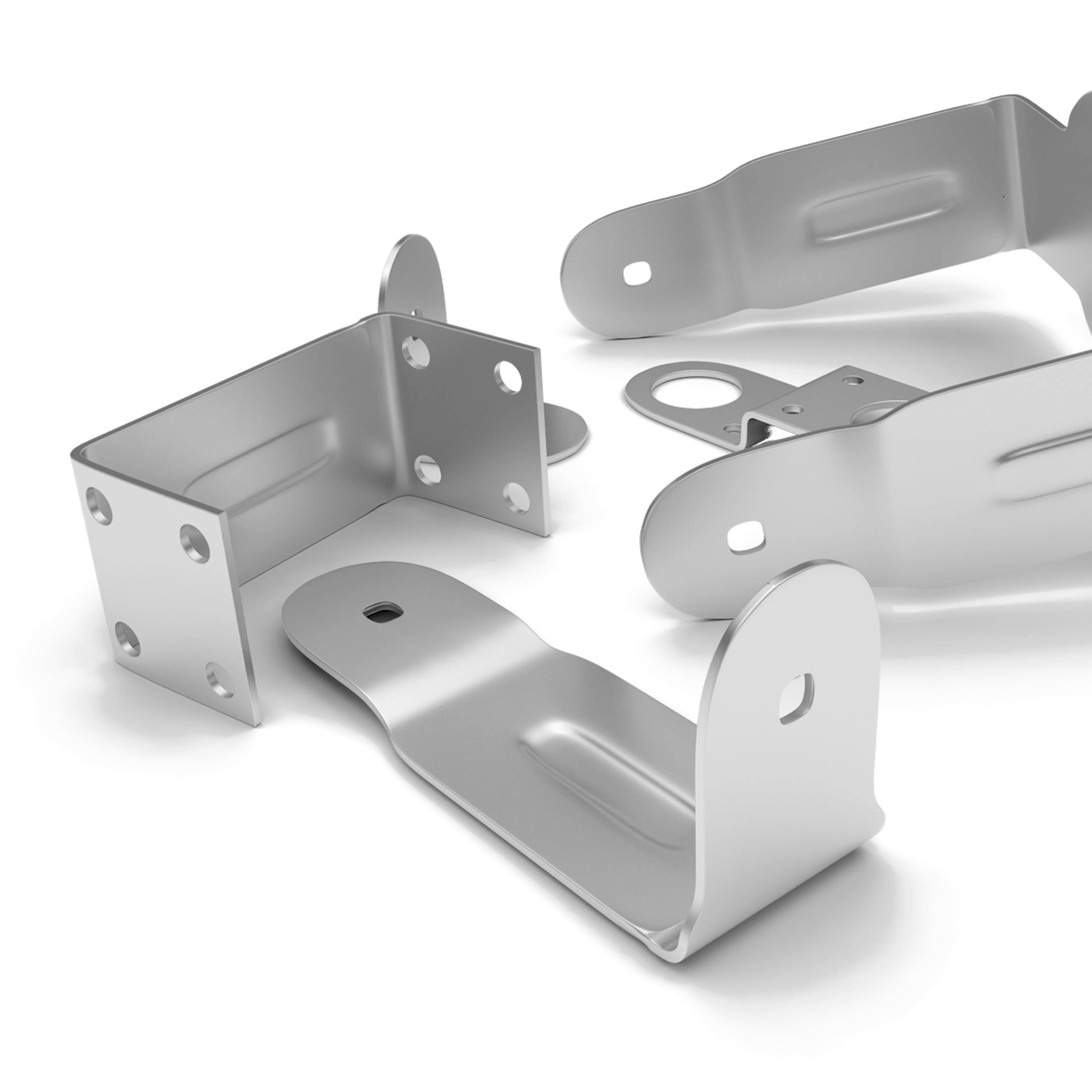 Various metal stamped pieces