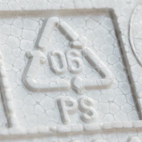 Polystyrene foam. Image credit: Daniel Fung/Shutterstock