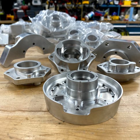 CNC machined 3-, 4-, and 5-axis metal parts