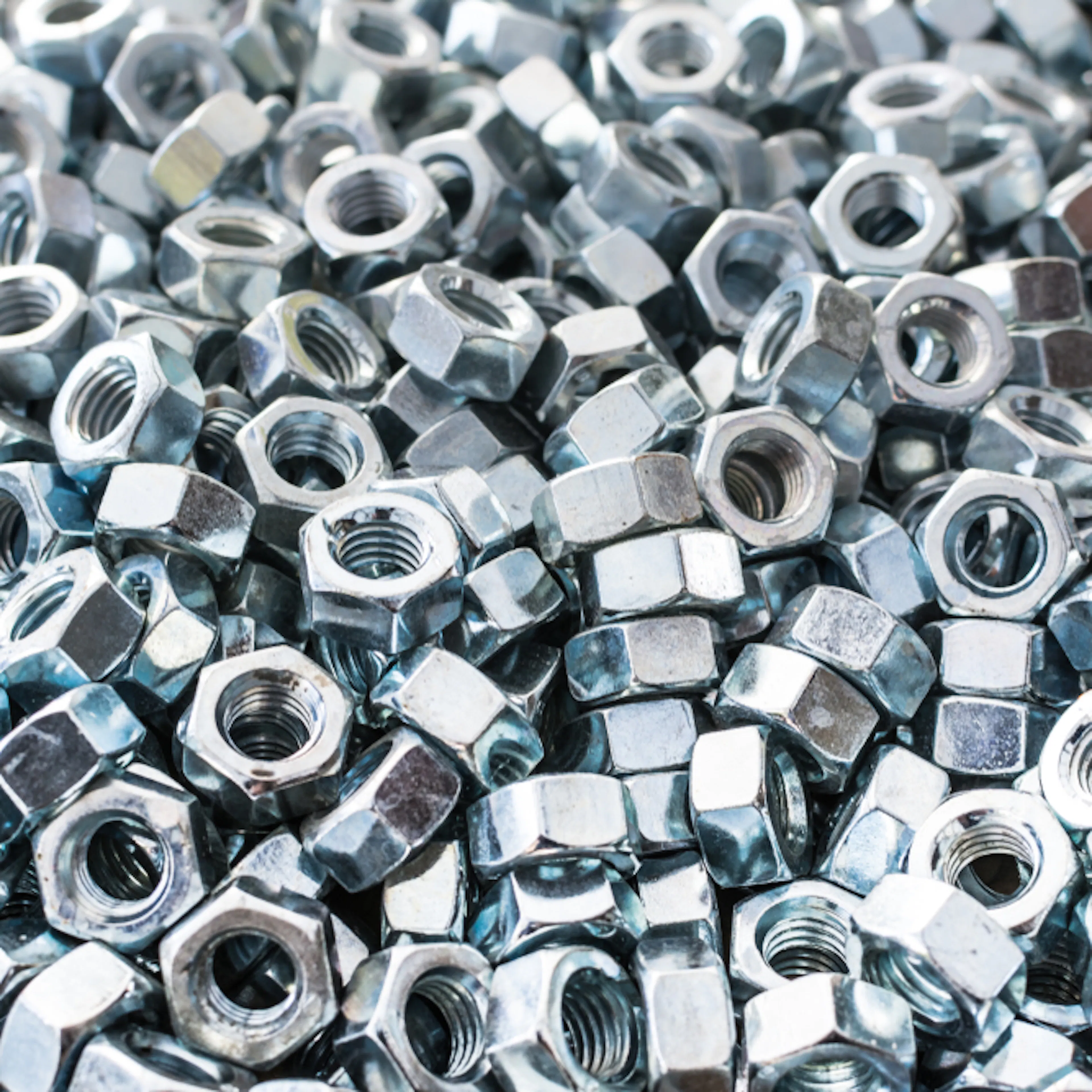 Passivated nuts. Image Credit: Shutterstock.com/Steven Giles