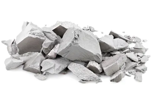 Pieces of tungsten metal. Image Credit: Shutterstock.com/Bjoern Wylezich